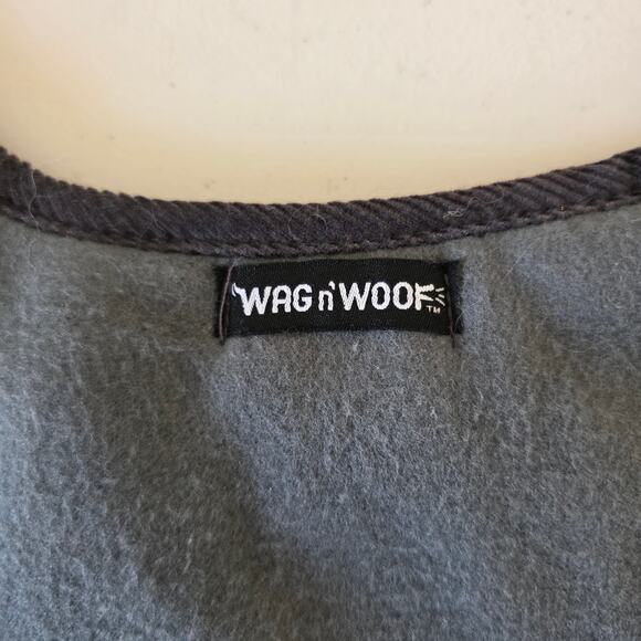 WAG n WOOF Red Gray Plaid Dog Coat Jacket with Fleece Lining Size Small - Picture 5 of 10